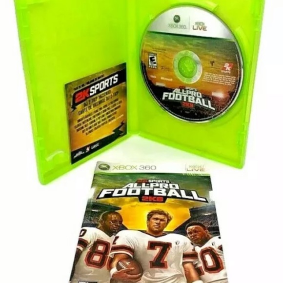 2K Sports All-Pro Football 2K8 Microsoft Xbox 360 Year 2007 Complete CIB Tested - Picture 7 of 12